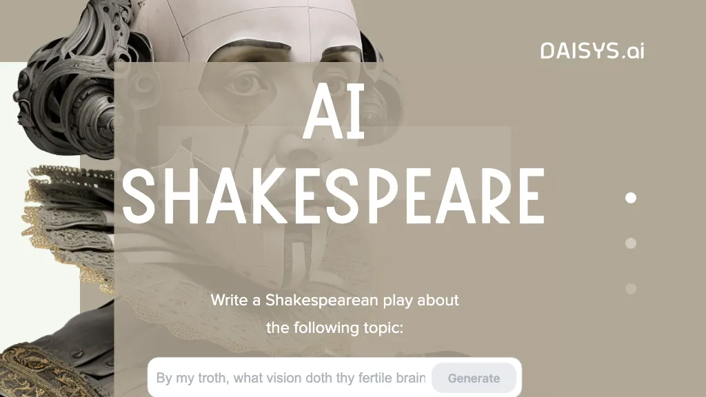 AI Shakespeare