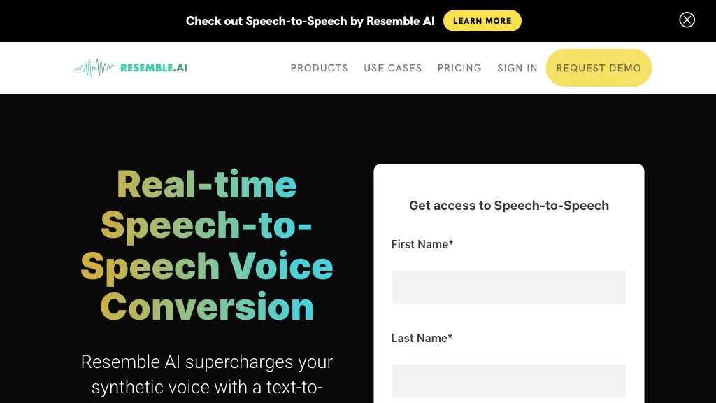 Speech-to-Speech