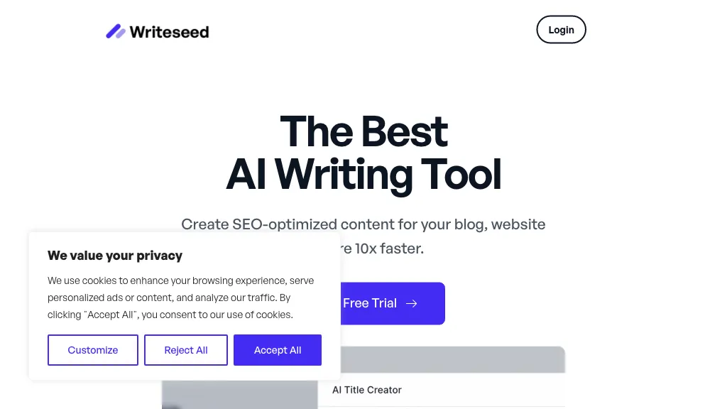 Writeseed